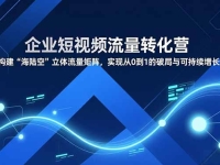 企业短视频流量转化营,构建“海陆空”立体流量矩阵,实现从0到1的破局与可持续增长
