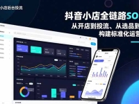 抖音小店全链路SOP课,从开店到投流、从选品到售后,构建标准化运营流程