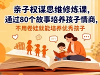 亲子权谋思维修炼课,通过80个故事培养孩子情商,不用卷娃就能培养优秀孩子