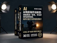 AI电影制作训练营:掌握角色一致性,学会好莱坞叙事流程,制作价值万元的电影感短片