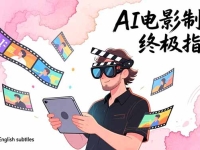 AI电影制作终极指南：从创意到成片，系统掌握智能影视全流程实战课（中英字幕）