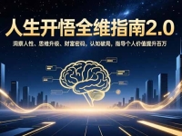 人生开悟全维指南2.0：洞察人性、思维升级、财富密码，认知破局，指导个人价值提升百万