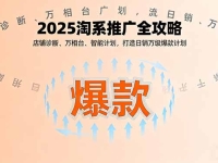 2025淘系推广全攻略，店铺诊断、万相台、智能计划，打造日销万级爆款计划