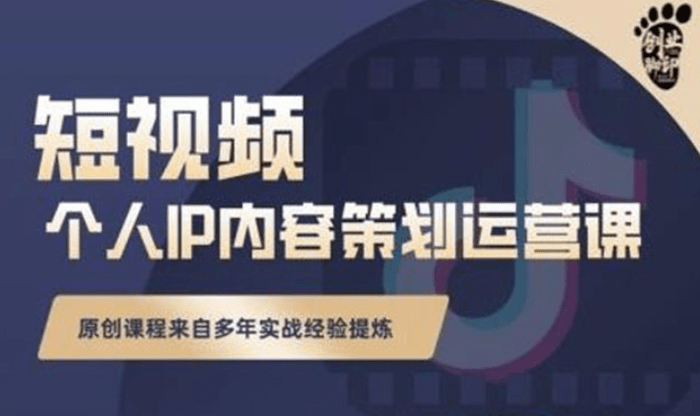 抖音短视频个人ip内容策划实操课，真正做到普通人也能实行落地
