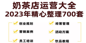 奶茶店创业开店经营管理技术培训资料开业节日促营销活动方案策划(全套资料) ... ...