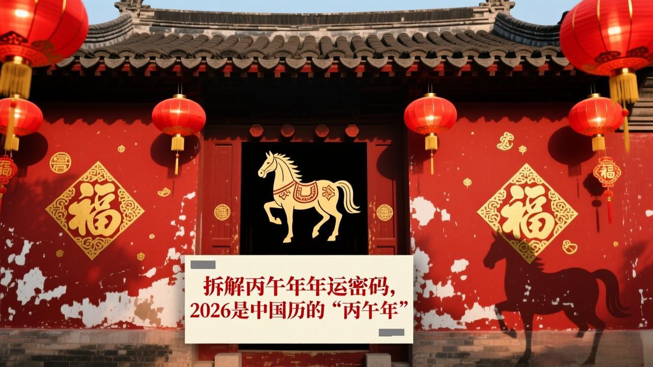 付费文章：拆解丙午年年运密码，2026是中国历的“丙午年”