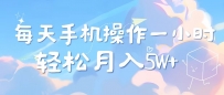 2025冷门暴利项目，每天被动收益1000➕，长期管道收益！