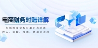电商财务对账详解，包括按发货和订单时点对账，收入、退款、成本、费用