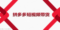 2022风口红利期-拼多多短视频带货，适合新手小白的入门短视频教程
