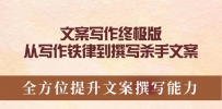 文案写作终极版，从写作铁律到撰写杀手文案，全方位提升文案撰写能力