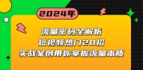 流量密码全解析：短视频热门20招，实战案例带你掌握流量本质