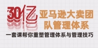 从30亿到巨头：破解亚马逊大卖的管理秘籍，一套课程重塑你的团队