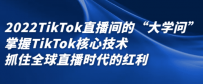 2022TikTok直播间的“大学问”掌握TikTok核心技术 抓住全球直播时代的红利