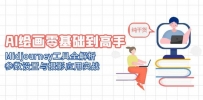 AI绘画零基础到高手，Midjourney工具全解析，参数设置与摄影应用实战