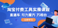 淘宝付费工具·实操课程，直通车-引力魔方-万相台（41节视频课）