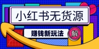 小红书无货源赚钱新玩法：无需涨粉囤货直播，轻松实现日破2w