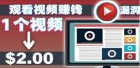 手机看视频赚美金项目，每看一段视频可赚2美元 超简单赚钱项目【视频教程】