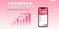 小红书运营体系课：通过大量实战案例拆解0-1000W爆款算法全攻略