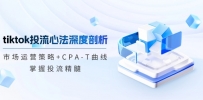 tiktok投流心法深度剖析：市场运营策略+CPA-T曲线，掌握投流精髓