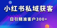 2025最新小红书平台引流获客截流自热玩法讲解，日引精准客户300+