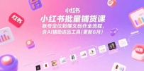 小红书批量铺货课，账号定位到爆文创作全流程，含AI辅助选品工具(更新6月)