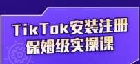 疯人院TikTok安装注册保姆级实操课，tiktok账号注册0失败，提高你的账号运营段位