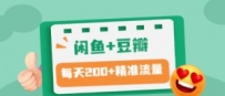 闲鱼+豆瓣：精准引流全系列课程，每天引流200+精准粉