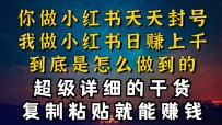 小红书引流秘籍：我是如何一日引流数十人，月变现上万的【实操揭秘】