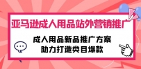 亚马逊成人用品站外营销推广，成人用品新品推广方案，助力打造类目爆款