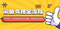 闲鱼变现全流程：你从零到一, 打造爆款, 提升流量，助你稳定盈利
