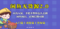 闲鱼无货源最新玩法，从入门到精通，由浅入深教你怎么去做