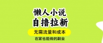 懒人小说自撸拉新，无需流量，一个账号一条作品就可以打爆收益，在家也…