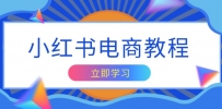小红书电商教程，掌握帐号定位与内容创作技巧，打造爆款，实现商业变现