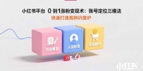 小红书平台0到1涨粉变现术：账号定位三维法，快速打造高辨识度IP