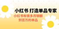 某公众号付费文章《小红书 打造单品专家》小红书有很多月销额到百万的单品