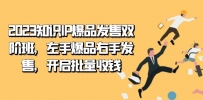 2023知识IP新风潮！左手爆品右手发售，开启批量收钱之旅