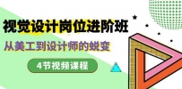 视觉设计岗位进阶教程，从美工到设计师的蜕变（4节视频课程）