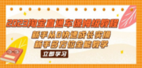 2023淘宝直通车保姆级教程：新手从0快速成长实操，新手多方位全能教学