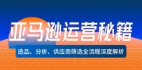 亚马逊运营秘籍：选品、分析、供应商筛选全流程深度解析（无水印）