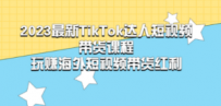 2023最新TikTok·达人短视频带货课程，玩赚海外短视频带货·红利