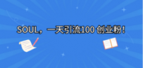 SOUL，一天引流100 创业粉