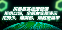 拼多多实操运营课：拒绝口嗨，全后台实操演示，花的少，赚得多，爆款更简单