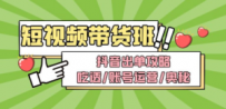 短视频带货内训营：抖音出单攻略，吃透/账号运营/奥秘，轻松带货
