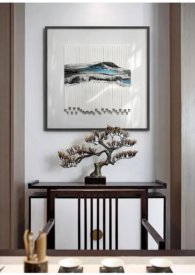 沙发背景墙挂画有讲究，知道这6个本领让您轻松选到满足的画