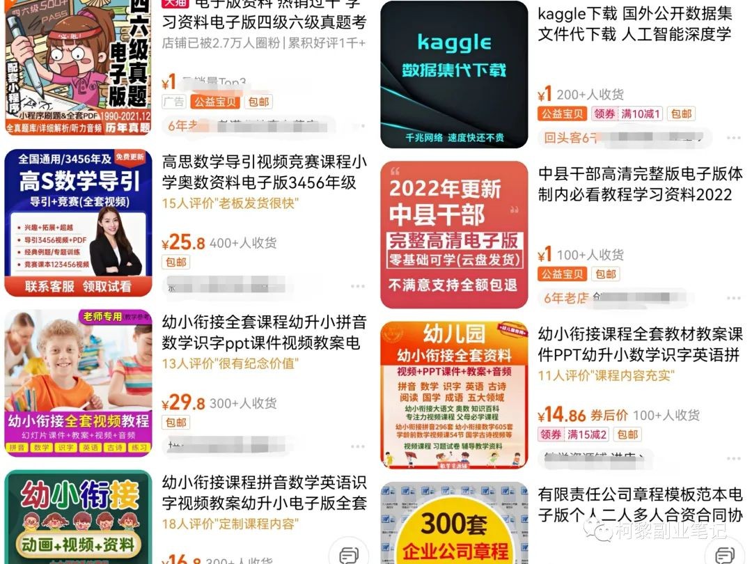 卖项目资料玩法具体教程日撸300+