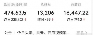 中视频计划副业项目，简单又赚钱的实操玩法，可长期操作