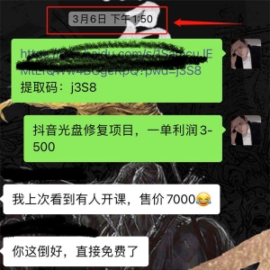 赚钱小项目：老光盘修复