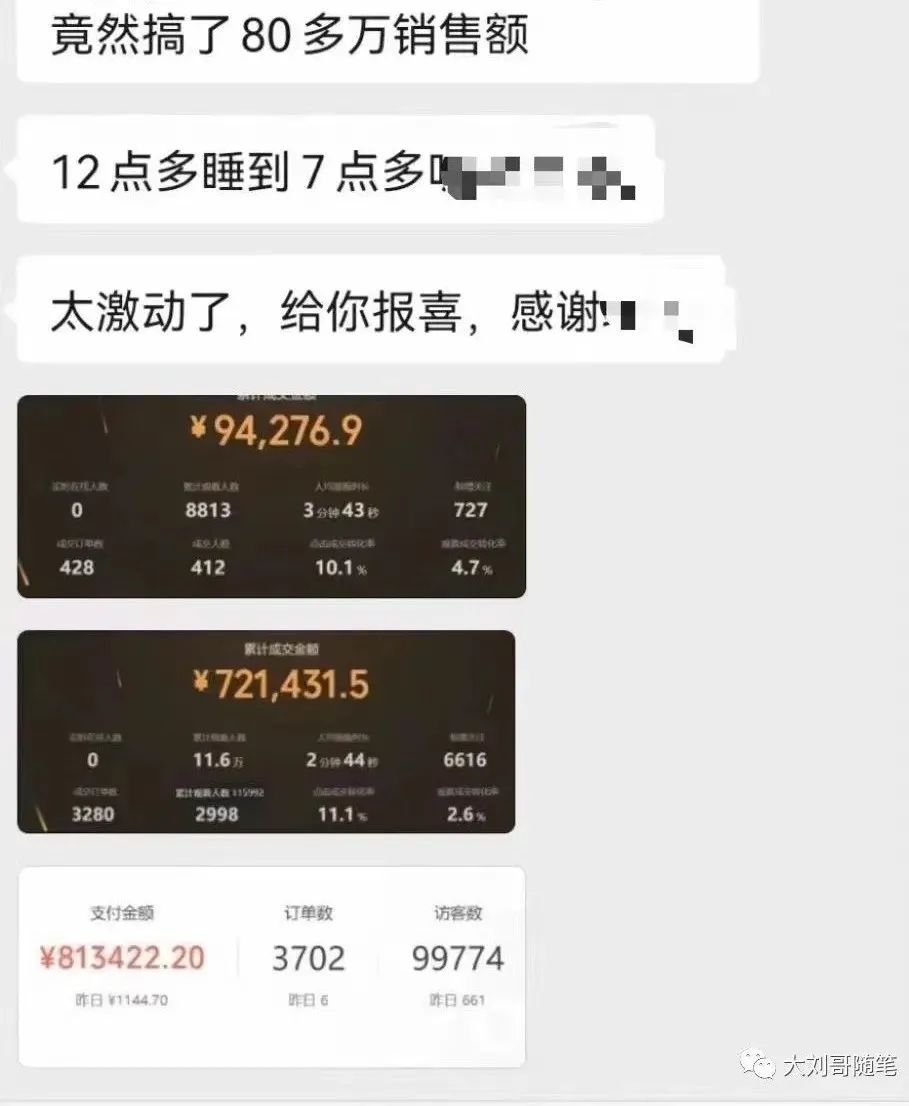 短视频运营一晚上卖了200W