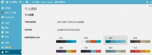 一键更换wordpress仪表盘配色 管理后台不再单调