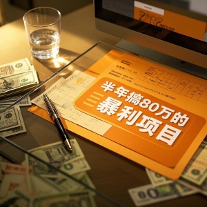半年搞80万的暴利项目，可惜不太靠谱